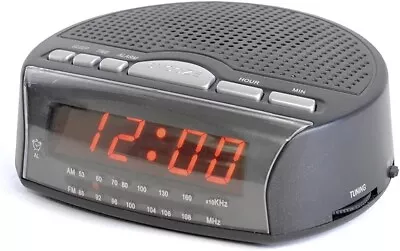Lloytron AM/FM Radio Alarm Clock LED Display Bedside With Sleep Timer And Snooze • £14.99