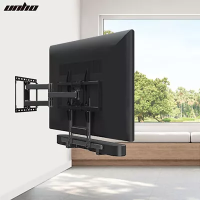 $27.96 • Buy Solid Steel Soundbar Mount Adjustable Holders On TV Universal For Sony JBL Onkyo