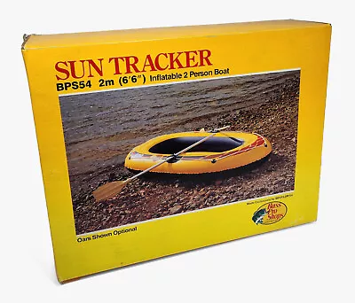 Bass Pro Shops Sevylor Inflatable Raft Boat 2 Person 6'6  BPS54 Sun Tracker Vntg • $124.95