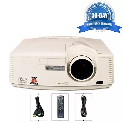 Mitsubishi WD720U DLP Projector Cinema 4300 ANSI HD 1080i HDMI 3D W/Remote • $144.23