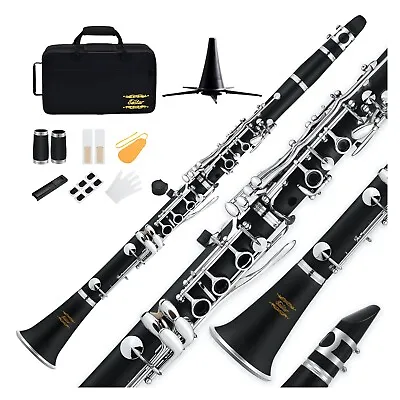 Eastar Concert Clarinet Set Student / Intermediate School Band Clarinets + Case • $73.95