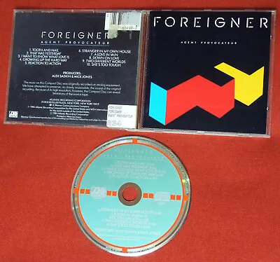 FOREIGNER Agent Provocateur 1984 WEST GERMANY Target CD Rare Oop 1pr Audiophile • £5.98