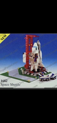 $10.50 • Buy LEGO Town: Space Shuttle Launch (1682) Retired, 1990, Vintage