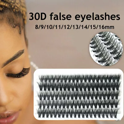 $5.27 • Buy 8mm-16mm Volume Cluster Eyelash Extensions Individual Russian False Eye Lashes