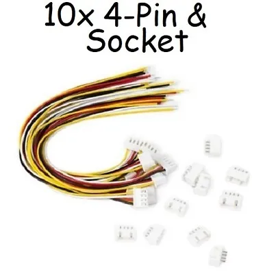 XH2.54 Connectors JST Wire 2 3 4 5-Pin Male & Female  PCB Plug Lead UK Seller • £7.09