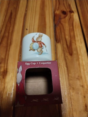Royal Doulton Bunnykins Egg Cup Bone China  Boxed Vintage • £8