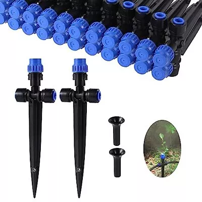 Drip Irrigation Kitwith Adjustable 360 Degree Water Flow Drippers Atomization... • $21.40