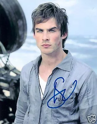 Ian Somerhalder Autograph Signed Pp Photo Poster • $8.57