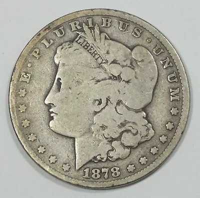 1878-CC Morgan Dollar GOOD Carson City Silver Dollar • $134.50