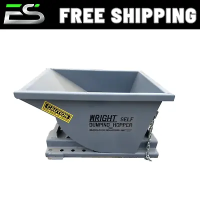 1/4 Yd Wright Self Dumping Hopper-trash-dumpster-recycling Hopper- Free Shipping • $930