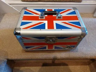 Gorilla Record Box - Union Jack 7  Flight Case Holds 200 Records. Strong Box. • £49.99