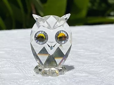 Vintage Swarovski Crystal Miniature Owl No Box - 7654NR38 Max Schreck  • $25