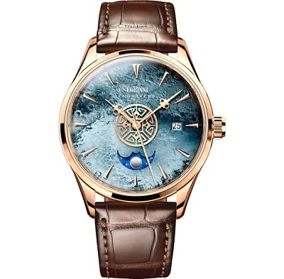 LOBINNI Mens Automatic Watches Luxury Male Watch Mechanical Wristwatch Sapphire  • $209