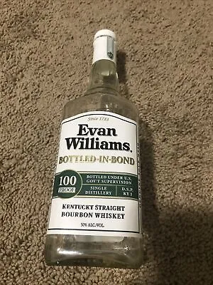 Evan Williams Bourbon Bottled In Bond 100 Proof Empty Bottle • $5.99