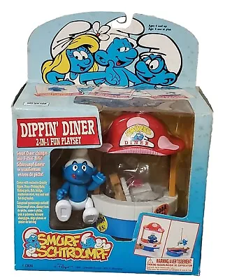 The Smurfs Dippin' Diner Playset 1996 Peyo #13030 Opened Box Vintage  • $26.25