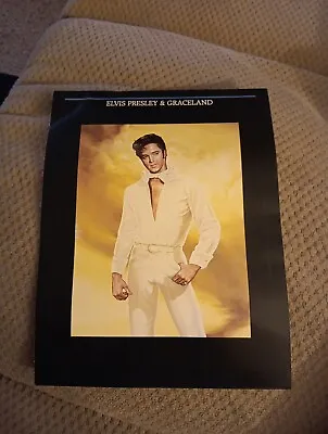 Vintage 1985 Elvis Presley & Graceland Paper Ad By Curtis Licensing Corp 11 X8  • $10
