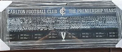$295 • Buy CARLTON Football Club THE PREMIERSHIP YEARS MONTAGE AFL Official Licensed Print