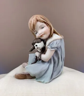 Kaiser Porcelite Figurine Girl With Puppy West Germany • $20