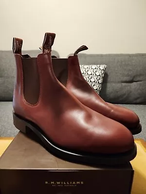 Rm Williams  Comfort Turnout Boots In Warick Yealing Mens Sz Au 9.5g Rrp $649  • $450