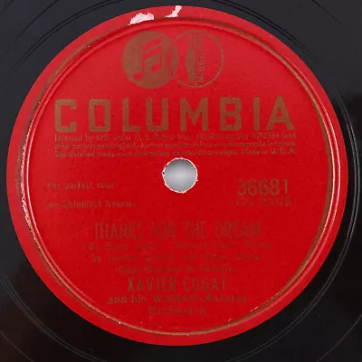 Xavier Cugat - Thanks For The Dream / Bim Bam Bum 1943 10  78 Rpm Record 36681 • $6.41