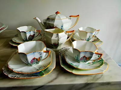 Shelley Queen Anne Cottage 2 Part Teaset • £655