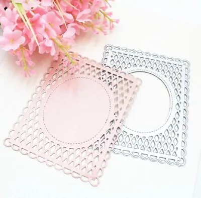 Lace Background Metal Cutting Dies Scrapbooking Photo Album Embossing Stencils • £4.24