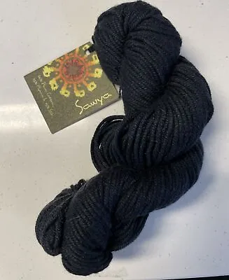 Mirasol SAWYA Cotton/Alpaca/Silk Knitting Yarn - Black (1800)/Dyelot 36503 • $6.50
