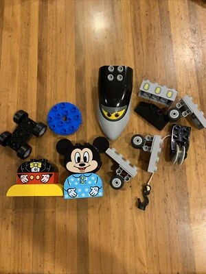 Disney Duplo Lego Pixar Planes Micky Minnie Mouse Wheels Crane Lot Bulk • $15