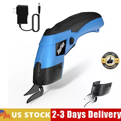 Electric Scissors Battery Operated Safe Mini Cordless Sewing Scissors Tool • $32.21