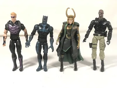 Marvel Legends 6  Figures Lot Exclusive Loki - Black Panther Hawkeye Nick Fury • $267.20