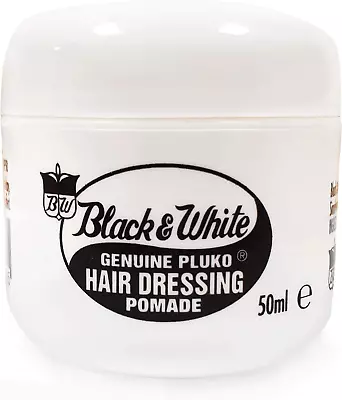 Black And White Pluko Hair Dressing Pomade 50ml • £10.30