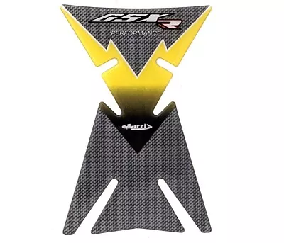 Ariete Motorcycle Tank Protector Pad - Yellow Carbon-look Tankpad GSX-R • $9.95