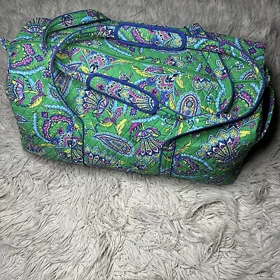 Vera Bradley XL Duffle Bag In  Emerald Paisley  Pattern • $40