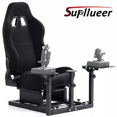 Supllueer Flight Simulation Cockpit With Seat Fit Thrustmaster A10C Logitech X56 • $269.99