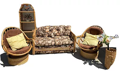 Vintage Rattan Bamboo Furniture • $2000