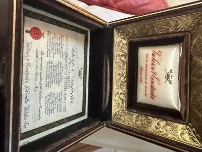 $1125 • Buy Vintage Vacheron Constantin Geneve Watch Box  Unique And Ultra Rare W Papers