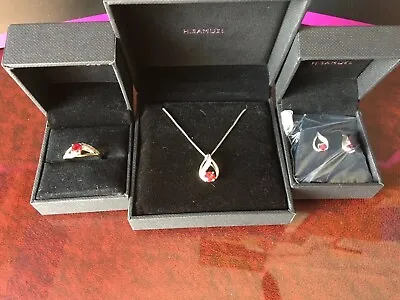 Ruby And Diamond 3 Piece Set H Samuel • £200