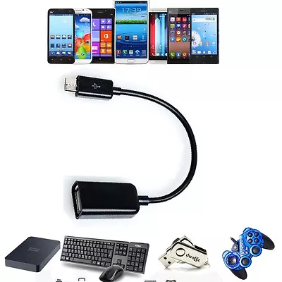 USB  OTG Adapter Cable Cord For IRulu AX738 Q88 AX743 AX744 Android Tablet_x9 • $0.99