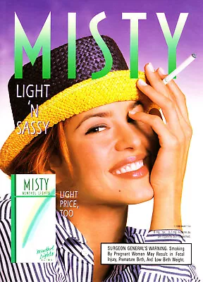 Misty Cigarette Ad #37 Rare 1996 Vintage Out Of Print  • $9.99