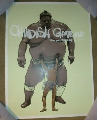 $69.99 • Buy CHILDISH GAMBINO Concert Gig Poster Print MELBOURNE 7-17-19 2019 Dave Kloc
