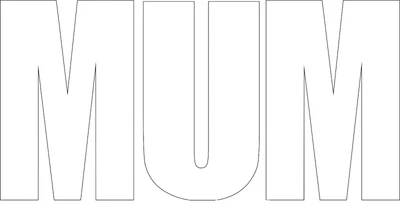 £150 • Buy Big Poly Letters For Parties . 1000mm High. Free Standing  'MUM`
