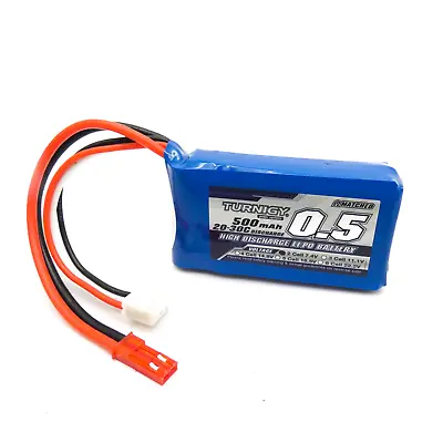 Turnigy 500mAh 2S LiPo Battery Pack 7.4V 20C 30C JST Connector Plug • $12.99