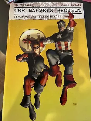 The Marvels Project : Birth Of The Super Heroes By Ed Brubaker (2010 Hardcover) • £9.64