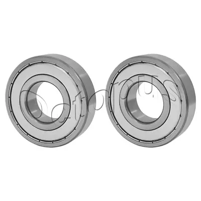 2PC R4 ZZ ABEC3 Metal Shielded Deep Groove Ball Bearing 6.35 X 15.875 X 4.97 Mm • $11.99