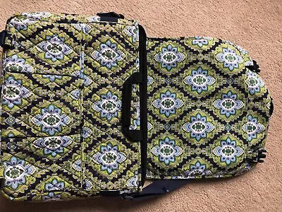 Vera Bradley Drawstring Backpack CAMBRIDGE - Bookbag - Bag W Targus Insert • $24.75