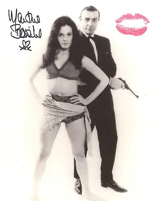 Bond Girl Martine Beswick Signed & Personally Kissed FROM RUSSIA WITH LOVE Photo • £35