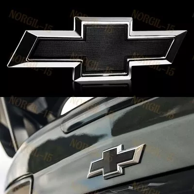 For 2016-2022 Chevy Chevrolet Camaro Rear Trunk Tailgate Bowtie Emblem Black • $30.88