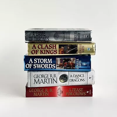 A Game Of Thrones • 1st Edition Set 1-5 • George R.R. Martin • $725