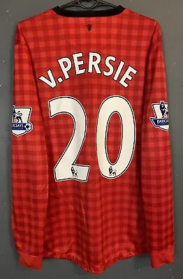 Men's Manchester United 2012/2013 Van Persie Soccer Football Shirt Jersey Size M • $299.99