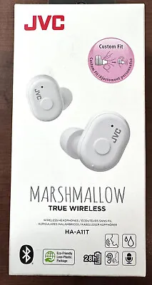 NEW JVC (HA-A11T) Marshmallow True Wireless Earbuds - White - NEW - FREE SHIP!! • $20.99